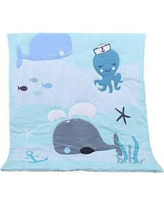 Akarana Baby: Baby Quilt (Ocean Life)