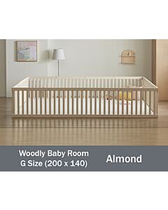 ALZiP® Woodley Baby Room [G size 200cm*140cm] (Almond)