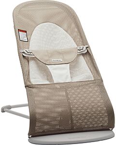 BabyBjörn: Bouncer Balance Soft Mesh Grey Frame (Gray Beige White)