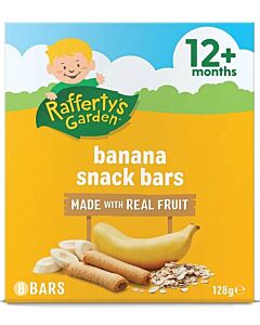 Rafferty's Garden: Banana Snack Bars [8 Bars] 128g (12+ Months) - 13% OFF!!