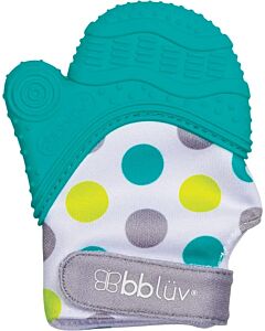 bbluv: Glüv ﻿Teething Mitten﻿ (Aqua)