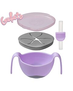 B.Box: Bowl + Straw | Boysenberry (6+ Months) - 13% OFF!!