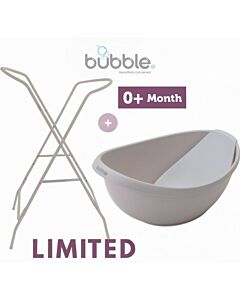 Bubble: Bundle Set [Bathtub + Bath Stand] (Taupe)