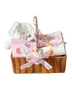 Cuddles & Snuggles: Baby Hamper Gift Set (Shy Bunny) [0-3M] (10 pieces set)