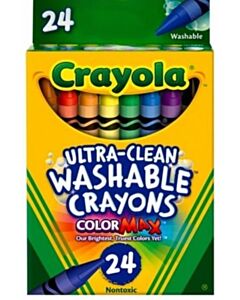 Crayola Ultra-Clean Washable Crayons Regular Set of 24 Colors - 10% OFF!!