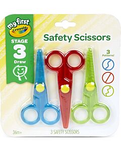 Crayola My First Safety Scissors - 3pcs