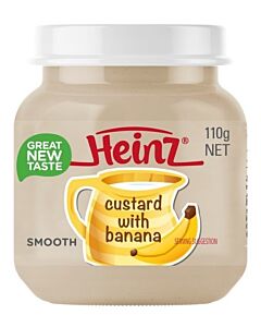 Heinz: Banana Custard 110g (From 6+ Months)