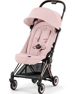 Cybex Platinum: Coya Stroller (Peach Pink & Rosegold Frame) [0-4 years / 0-22kg] [PREORDER]