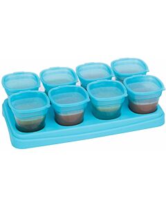 EASY Breastmilk & Baby Food Storage Cups (2oz) - Ocean Blue - 10% OFF!