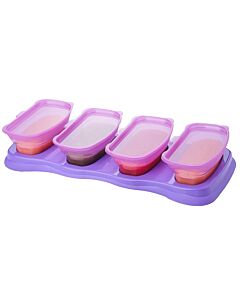 EASY Breastmilk & Baby Food Storage Cups (4oz) - Plum - 10% OFF!
