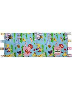 Beanie Nap: Pillow Cover with Taggies (Blue Zoo) - 10% OFF!!