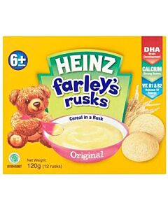 Heinz: Farley's Rusks Original 120g (From 6+ Months)