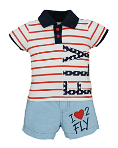 Wonder Child Collection: Flight Club - I Love 2 Fly (6 - 12 Mths) - 10% OFF!