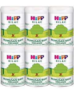 HiPP: BILAC Organic Infant Formula Step 1 (0-12M) 900g x 6