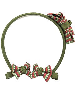 Bows & Blings: Toddler Set - Pink Brown Checks (Hand crafted!)
