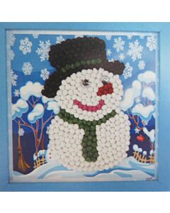 DIY Paper Art - Snowman
