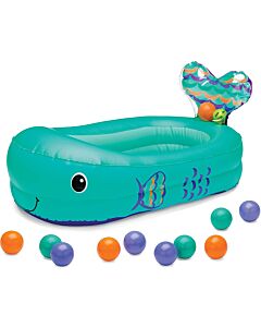 Infantino: Whale Bubble Ball Inflatable Bath Tub - Teal