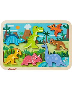 Janod: Chunky Puzzle (Dinosaurs)