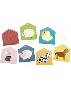 Janod: Farm Tactile Cards Set