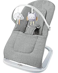 Lucky Baby: Infant To Toddler Portable Bouncer (Grey)
