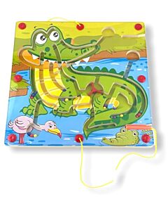 Funny Kid's: Animal Magnetic Maze - Crocodile - 10% OFF!!