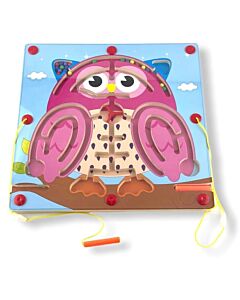 Funny Kid's: Animal Magnetic Maze - Owl - 10% OFF!!