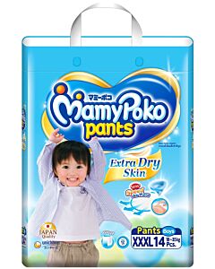 MamyPoko: Extra Dry Skin Pants BOY XXXL14 (18-35kg) - 46% OFF!!
