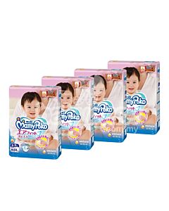 MamyPoko: Open Air Fit (Tape) M64 (6-11kg) *4 pack bundle*