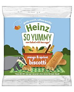 Heinz: Mango & Apricot Biscotti 60g (From 7+ Months)