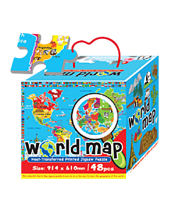 Sunta: World Map Jigsaw Puzzle 48pcs - 15% OFF!!