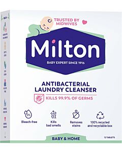 Milton: Antibacterial Laundry Tablets (12s)