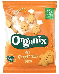 Organix Goodies Mini Gingerbread Men (From 12+ Months) - Single Pack