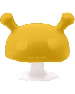 Mombella: Mushroom Silicone Teether (Curry)