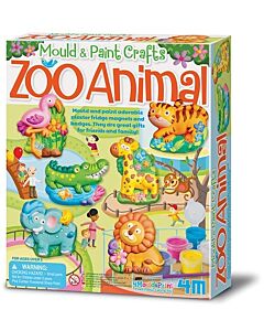 4M Mould & Paint Crafts | Zoo Animal - 15% OFF!!