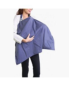 Lilie Pilie: Nursing Covers (Navy Polka)
