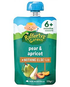 Rafferty's Garden: Pear & Apricot 120g (6+ Months) - 23% OFF!!