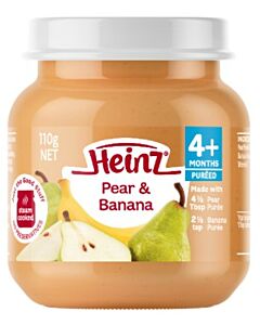 Heinz: Fruity Pear & Banana 110g (From 6+ Months)