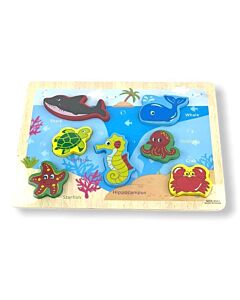 Funny Kid's: Puzzle Board - Marine Life - 10% OFF!!