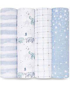 Aden+Anais Classic Swaddles 4 Pack - Rising Star