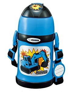 Zojirushi: Stainless Steel Two Way Bottles for Kids 0.45L - Cyan Blue - 20% OFF!!