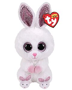 Ty Beanie Boos: Slippers - Rabbit with Slippers (Medium) 13"