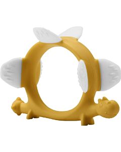 Smily Mia: Norman Dinosaur Teether Toy (Curry)