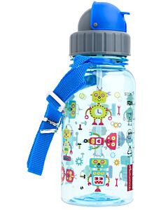 Autumnz: Flip Top Straw Bottle 500ml/17oz (9+ Months) - Sparky Robots