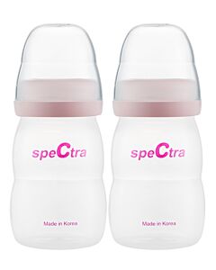 Spectra Breast Milk Wide Neck Storage PP Bottle 160ml (Pack of 2)