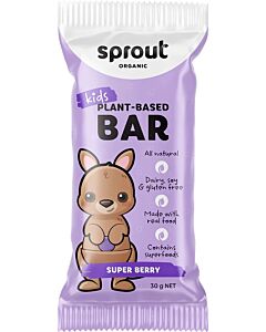 Sprout Organic: Kids Plant-Based Bar [12M+] 30g (Super Berry)