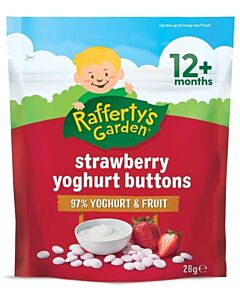 Rafferty's Garden: Strawberry Yoghurt Buttons 28g (12+ Months) - 10% OFF!!