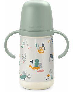 Suavinex Non Spill Spout Bottle With Handles 270ml 6M+ (A Walk In The Park-Green)
