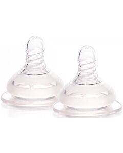 Autumnz: Soft Silicone Teat Fast Flow (Round Hole) 6+Months - Size L - 21% OFF!!