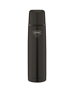 Thermos: Light & Compact Slim Stainless Steel Flask 1000ml (FBB1001) Black - 22% OFF!!