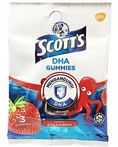 Scott's DHA Gummies - Strawberry Flavour - 29% OFF!